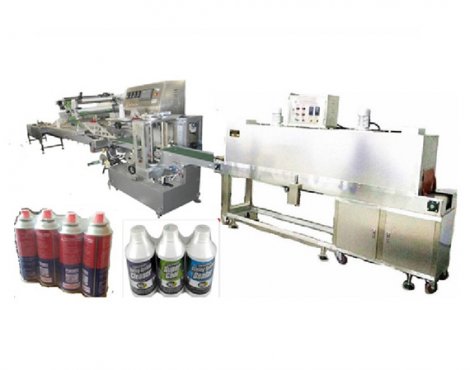 雙螺旋自動供料收縮包裝線